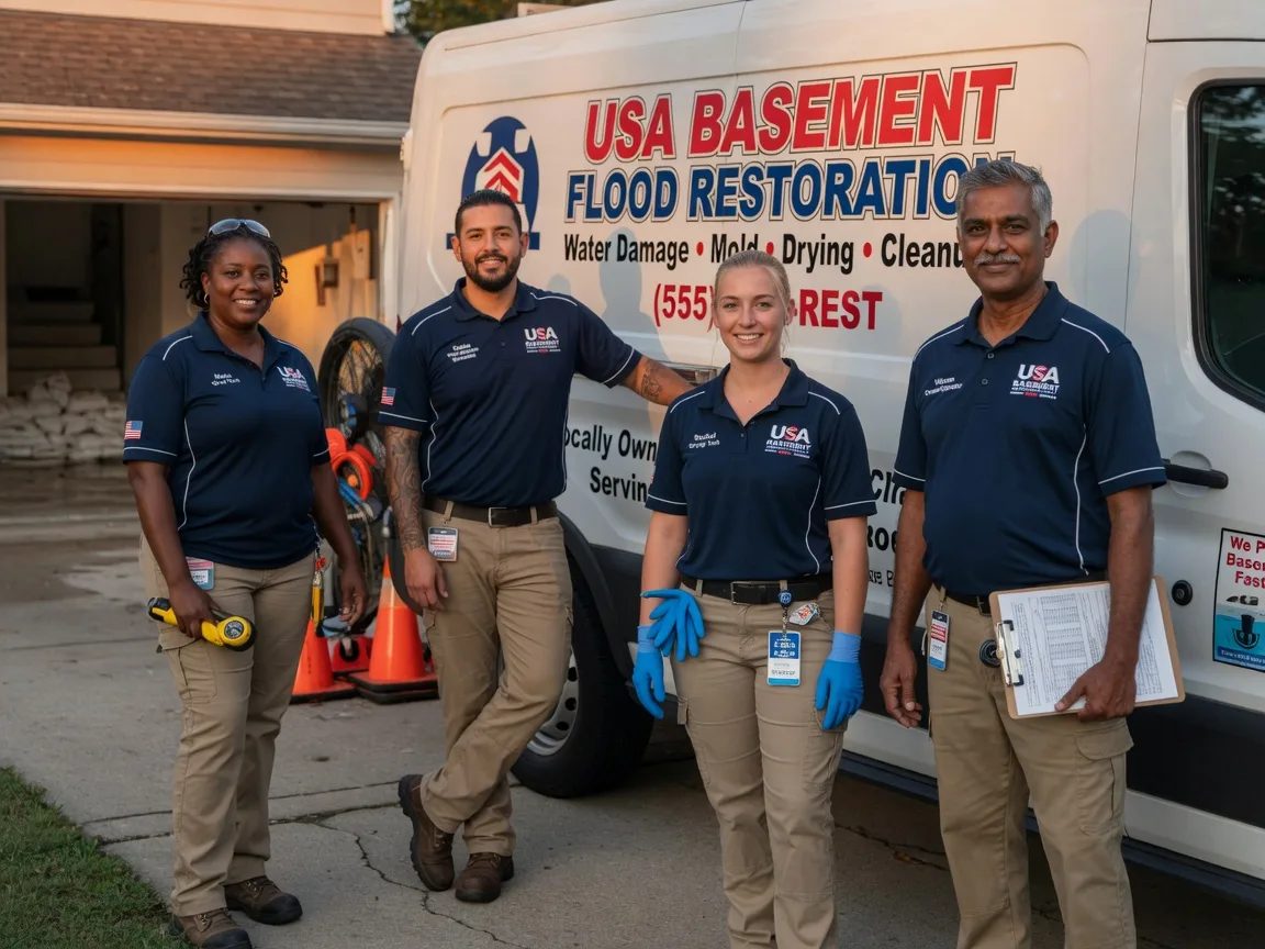 Basement Flood Cleanup company in Pointblank, TX